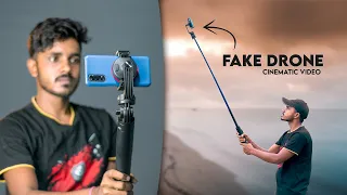 Shoot Cinematic Fake Drone Shot Using this Special Mobile Tripod
