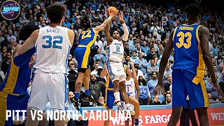 PITT VS NORTH CAROLINA | MEN’S BASKETBALL FULL GAME HIGHLIGHTS | WILD ENDING IN CHAPEL HILL 😳!!!