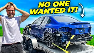 I BOUGHT A WRECKED 2023 BMW M240i And It Has A Hole In The Engine..!