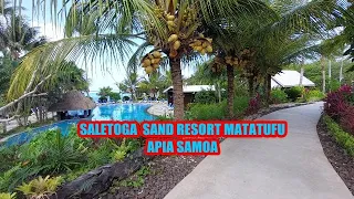 Saletoga Sand Resort Matatufu..Samoa Entertainment takes you for a quick walk thru with Vili Ieru.