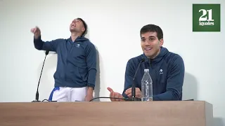 Declaraciones de Peio Etxeberria y Zabaleta tras la final del Parejas 2024