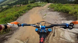 Slingshot Wookie Downhill MTB trail at Stevens Pass, WA