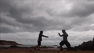 Movement of conclusion in Rapier fencing