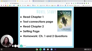 Stone Fox Ch. 1 and 2