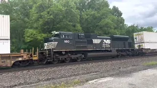 Norfolk Southern Cleveland Line Catches at Rootstown, Ohio (5/28/22)