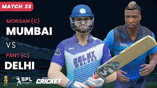 MUMBAI IS IN DANGER! #33 SPL -  MUMBAI CAPTAINS v DELHI WOLVES| CRICKET 22| PANT VS RUSSELL