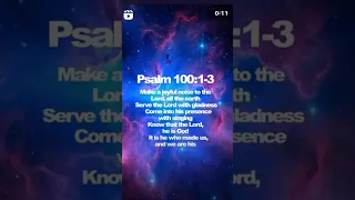 Psalm 100 1-3 #bible #cecewinans #shortsvideo #psalms