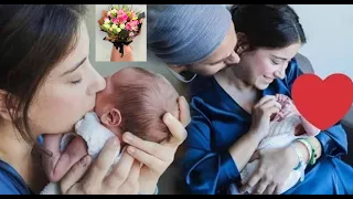 Hazal Kaya became a mother for the second time Çağatay Ulusoy sent flowers to Hazal.