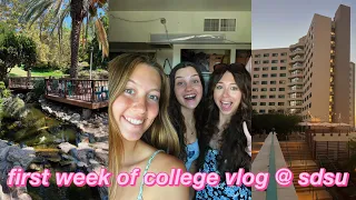 college week in my life *first week of freshman year* at sdsu!// california college diaries ep 1