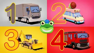 5 Big Trucks | Gecko's Garage Songs | Children's Music | Vehicles For Kids!