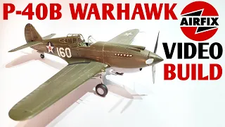 Airfix 1/48 Curtiss P-40 B Warhawk - Video Build