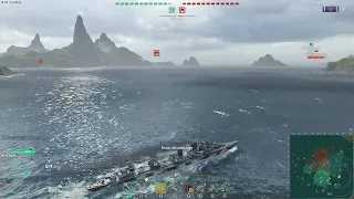 World Of Warships Random Battle Gameplay With ERNST GAEDE Destroyer (No Commentary Gameplay)