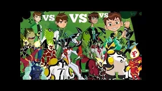 Ben10 Alien Force VS Ben10 Ultimate VS Ben10 Omniverse VS Ben10 reboot VS Ben10 Simple 2018 HD