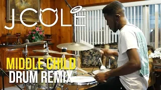 J Cole - Middle Child - Drum Remix - 4K