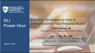 April 2021 Power Hour Webinar – Branding: How to Define/Redefine Your Personal Brand