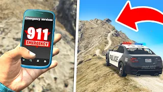 COSA SUCCEDE SE MANDI LA POLIZIA SUL MONTE CHILIAD? - Gta 5