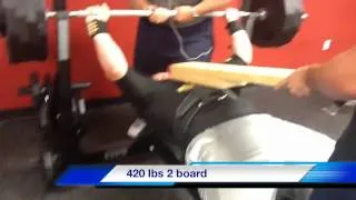 16 year old bench press 420 lbs