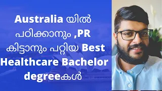 Best Healthcare related Bachelor degree in Australia to study, work and Settle