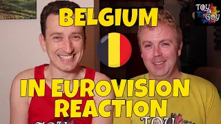 BELGIUM IN EUROVISION - REACTION - ALL SONGS 1956 - 2020