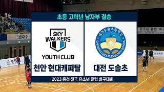 [🏆결승전] 천안 현대캐피탈 vs 대전 도솔초 | 2023 홍천 전국유소년클럽 배구대회 | 초등 고학년 남자부 결승