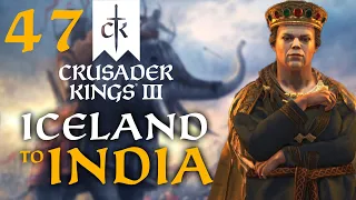 THE LAST EMPIRE OF INDIA! Crusader Kings 3 - A Viking Saga: Iceland to India Campaign #47