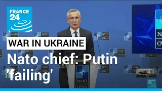 NATO chief: Brutal strikes sign Putin is failing in Ukraine • FRANCE 24 English