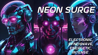 Neon Surge (Electronic, Synthwave, Energetic, Intense)