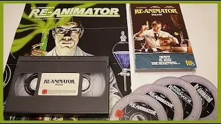 RE-ANIMATOR 1-3 - LIMITED BLU-RAY VHS TAPE EDITION UNBOXING