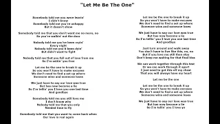 Let Me Be The One Acoustic Jimmy Bondoc Test Karaoke