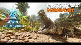 How to Tame a Deinosuchus in ARK Survival Ascended #ark #arksurvivalevolved #arksurvivalascended