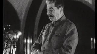 Сталин говорит "Наше дело правое - победа будет за нами!" Stalin Speaking Nashe Delo Pravoe WW2 1941