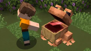 Сундук-Лягушка в Minecraft