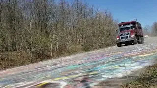 Graffiti Highway in Centralia in Dirt