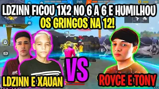 LDZINN E XAUAN VS ROYCE E TONY - LD HUMILHOU OS GRINGOS COM A 12 GARANTINDO A VITORIA - 2X2 MUNDIAL!