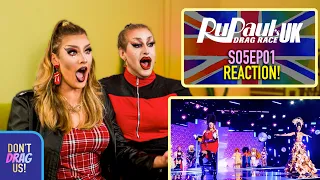 RuPaul's Drag Race UK S5E01 REACTION! | Don't Drag Us!