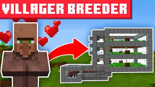 Minecraft Infinite Villager Breeder 1.20.4 - BEST DESIGN