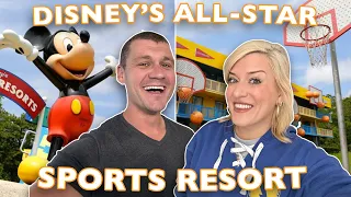 Disney World's CHEAPEST Hotels: All-Star Sports Staycation | Room Tour, Food Reviews, Resort Tour