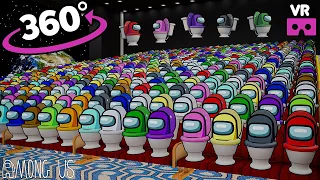 AMONG US 360° / SKIBIDI TOILET - CINEMA HALL 3 VR/360° ANIMATION | VR/360° Experience