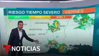 Pronostican mucha lluvia para Texas y el Sureste del país | Noticias Telemundo