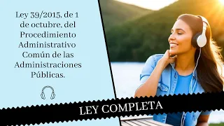 📖 LEY 39/2015 📖 - 🎧 Audiolibro completo 🎧