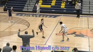 Peyton Havoc Howell 8th grader on Baldwin High School Varsity Basketball Team