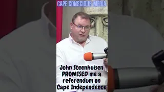 John Steenhuisen PROMISED me a referendum on Cape Independence #shorts