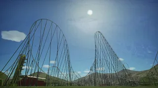 Angel's Ascent - Mack Gigacoaster On + Off ride (Planet Coaster)