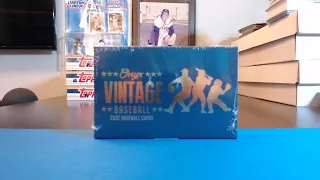 Sports Card Club Group Box and Case Breaks New Release! 2022 Onyx Vintage Baseball Box Break