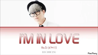 I'm in Love — Ra.D (라디), lyrics