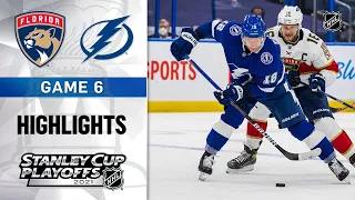 First Round, Gm6:  Panthers @ Lightning 5/26/21 | NHL Highlights