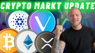 CRYPTO MARKT UPDATE: BTC, ETH, XRP, ADA & VET. Verder Dippen of Stijging?! 😱