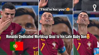 😍Unreal Scenes!! Cristiano Dedicated his Goal to Late Baby Son🤲👀|#cr7#cr7goal#cr7