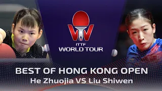 FULL MATCH - He Zhuojia vs Liu Shiwen (2018) | BEST of Hong Kong Open