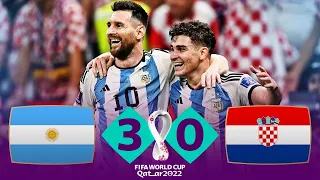 Argentina 3-0 Croatia(Messi Masterclass) | Extended Highlights | FIFA World Cup Qatar 2022